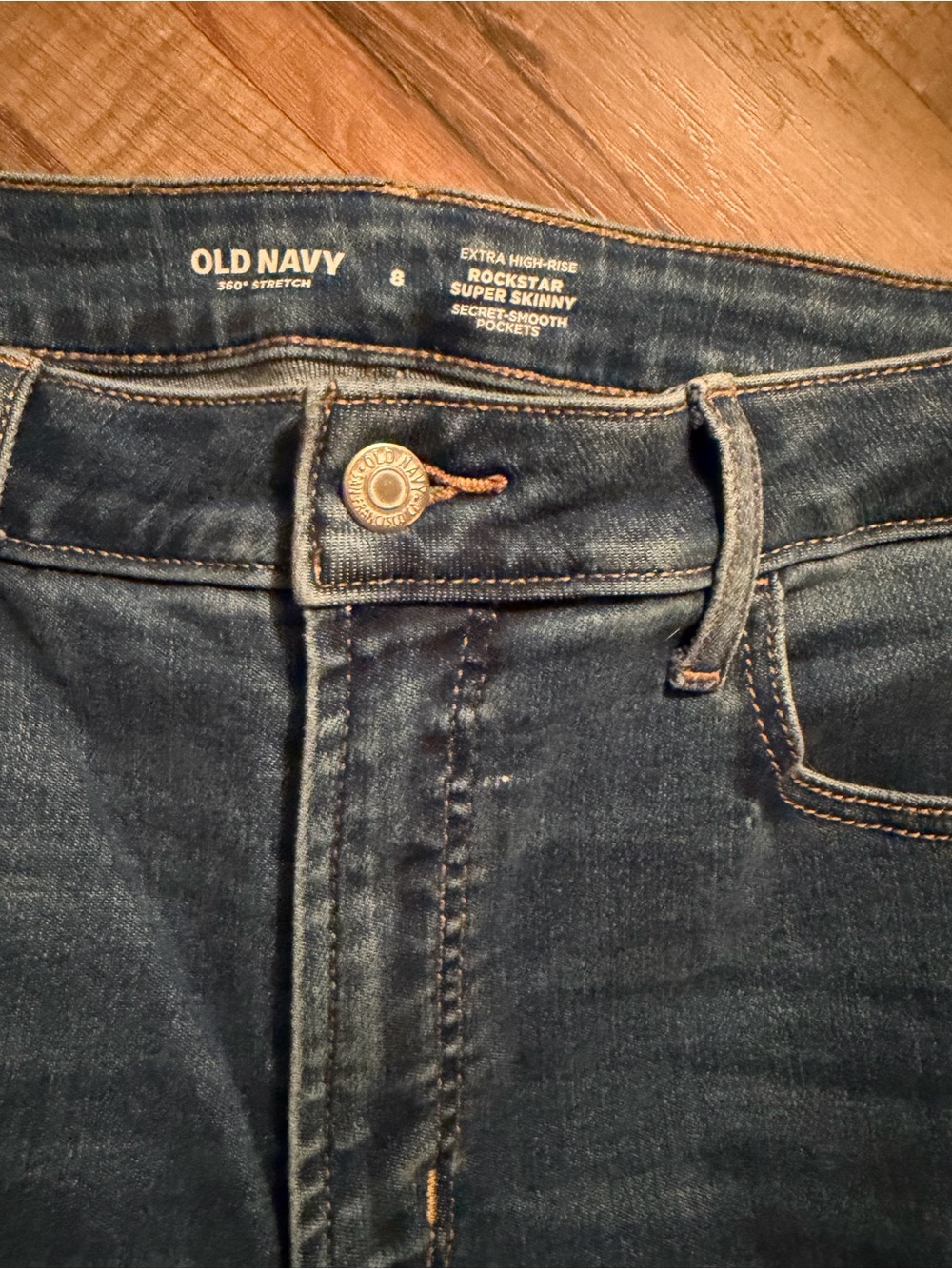Old Navy Rockstar Super Skinny Jeans - Dark Blue